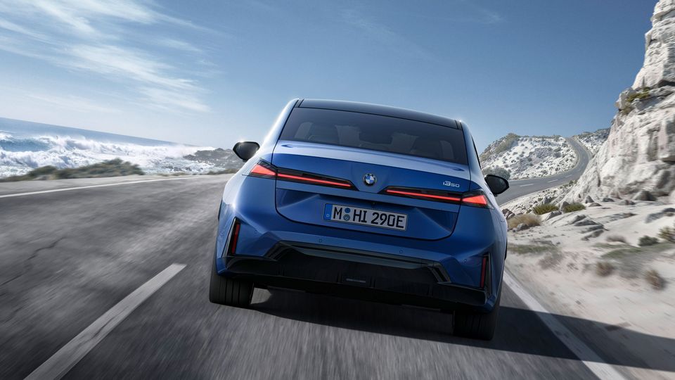 The rear of the BMW i3